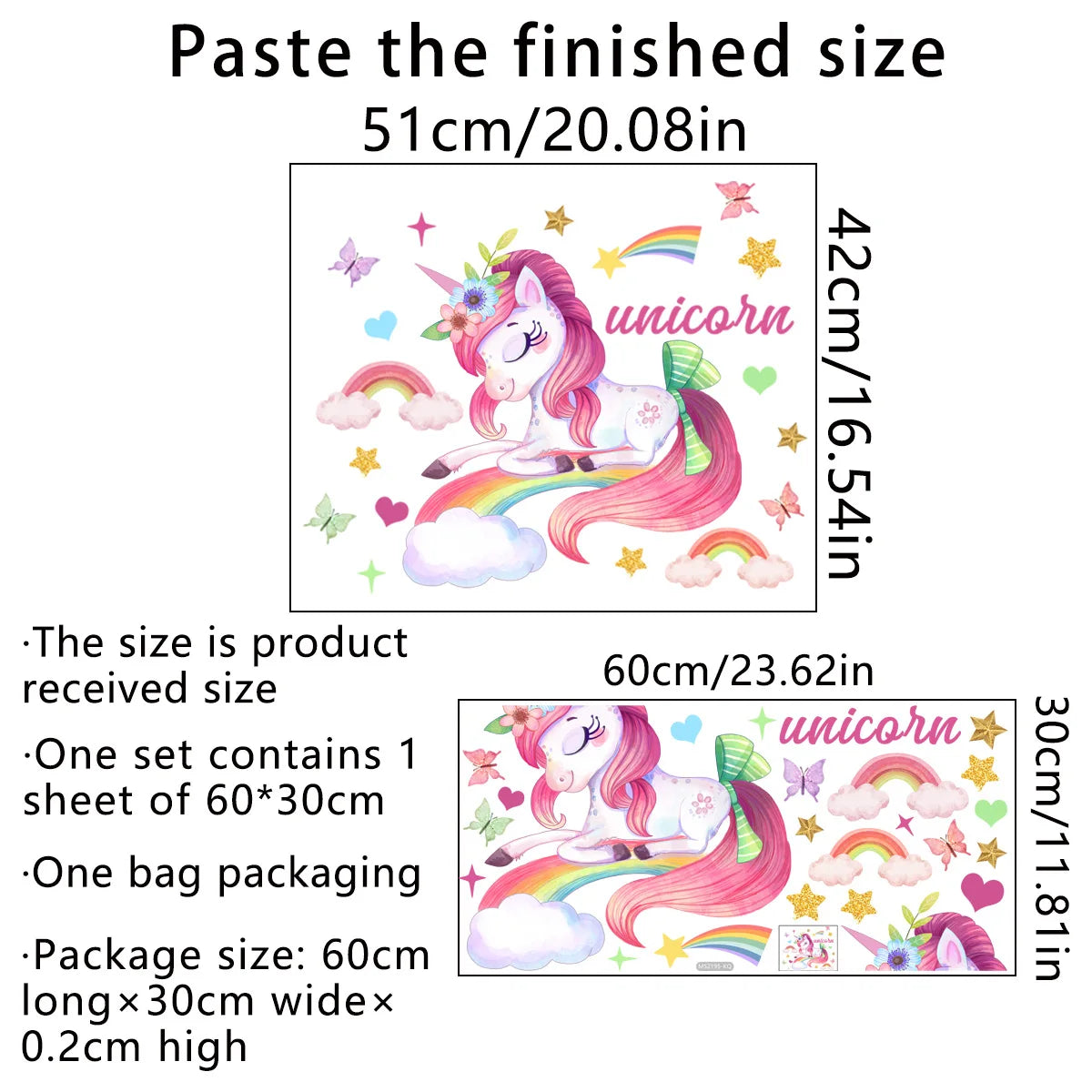 The World Animal Distribution Decorative Map for Bedroom Children's Room Livingroom Playroom and Kindergarten Decoration Sticker
