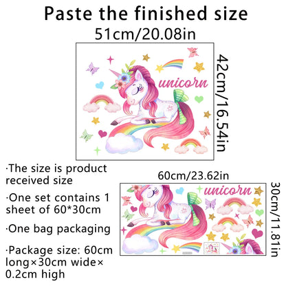 The World Animal Distribution Decorative Map for Bedroom Children's Room Livingroom Playroom and Kindergarten Decoration Sticker