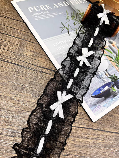 Bow Pleated Lace Handmade Diy Decoration Baby Clothes Skirt Hem Clothing Lace Accessories Curtains Home Decoration Accessories