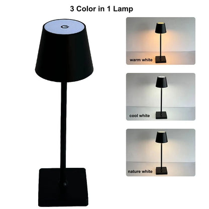 Retro LED Table Lamp Touch Dimmable Desk Lamp bedroom decoration Home Dining Room Coffee Shop Simple Nordic Mushroom Room Decor