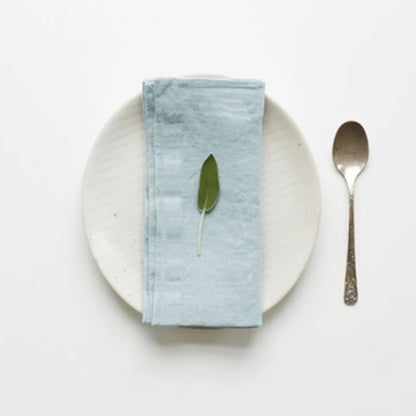 4PCS 40X40CM Pure Linen Napkins Cloths Soft Comfortable Fabric Reusable Kitchen Accessories for Wedding Birthday Parties