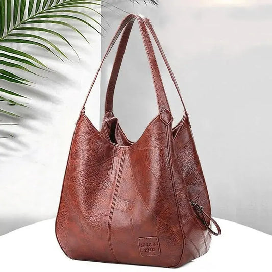 Vintage Women's TACE Lieder grouss Kapazitéit Marmer Grain Frae Schëllerbeutel Take Pendler Handbag Shopping Shopping Shopping