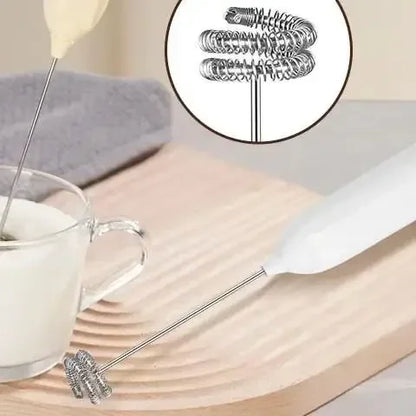Electric Milk Frother Mini Handheld Wireless Powerful Type-C Rechargeable Convenience Coffee Milk Whipping Kitchen Whisks