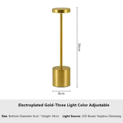 Retro LED Table Lamp Touch Dimmable Desk Lamp bedroom decoration Home Dining Room Coffee Shop Simple Nordic Mushroom Room Decor