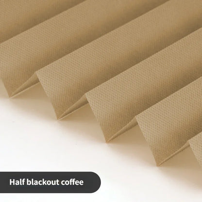 5 Size Self-adhesive Pleated Blinds Bathroom Balcony Shades Half Blackout Windows Curtains for Bedroom Living Room Balcony