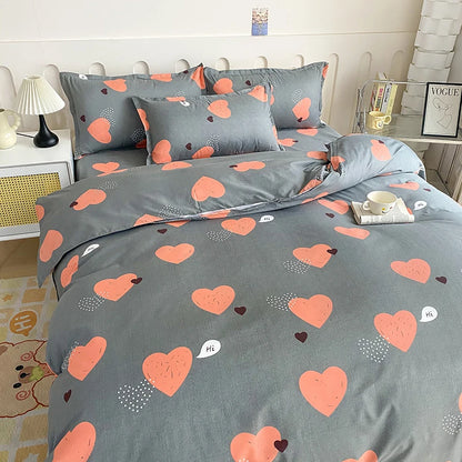 1pc Duvet cover Without Filler Aloe vera cotton synthetic fiber material,Soft Breathable And Comfortable Bedroom bedding