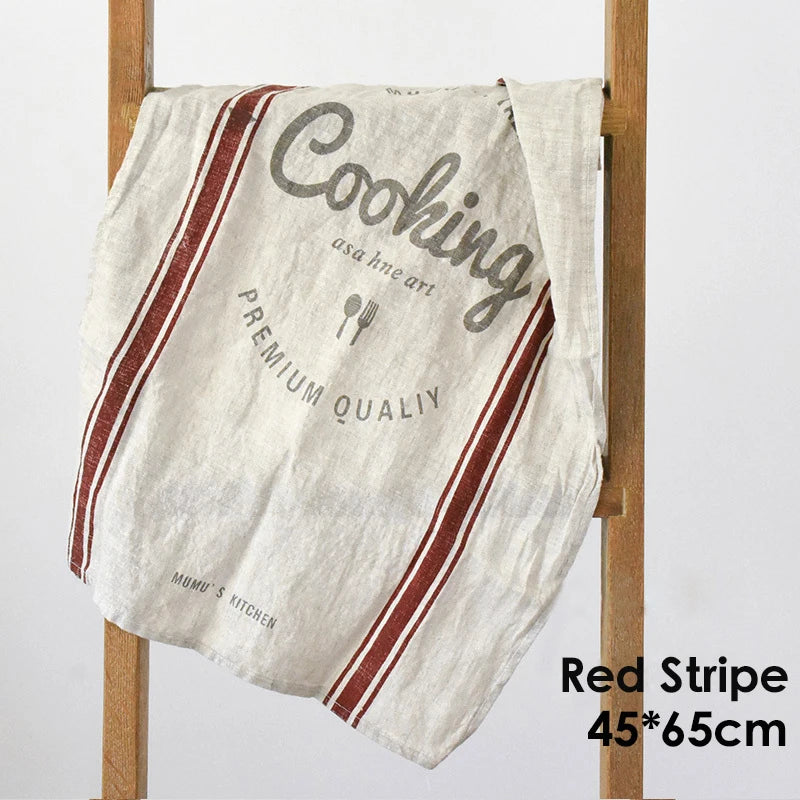 Retro Pure Linen Cloth Napkin Food Photography Background Props Old Scenes Shooting Desktop Decoration Mat Kitchen Napkin