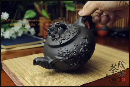 Chinese Porcelain Yixing Zisha Tea Set 380ml + 3 Cups 40ml Kung Fu Teaset Teapots Handmade Zisha Ceramic Kettle