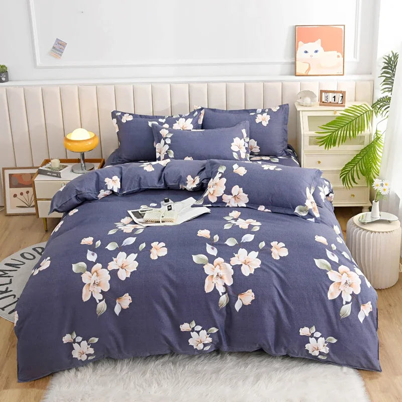 1pc Duvet cover Without Filler Aloe vera cotton synthetic fiber material,Soft Breathable And Comfortable Bedroom bedding