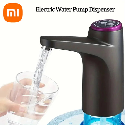 Xiaomi Electric Water Pompa per distributore d'acqua da 5 galloni USB Ricarica portatile Bass Attrezzatura per il trattamento dell'acqua intelligente per casa all'aperto