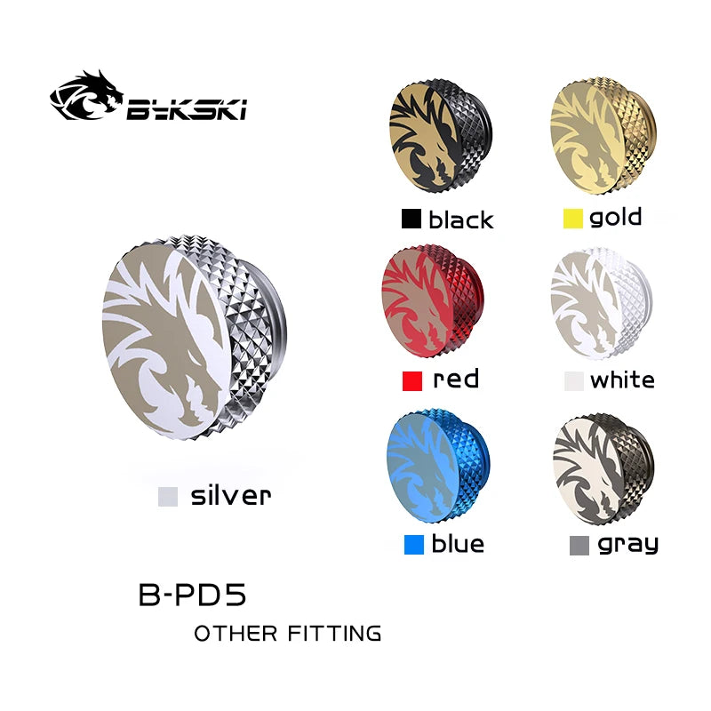 Bykski B-PD5 PC وقف التوصيل G1/4 "تركيبات تبريد المياه المياه اليد تويست مبرد مياه المبرد أداة تركيب مبرد المياه