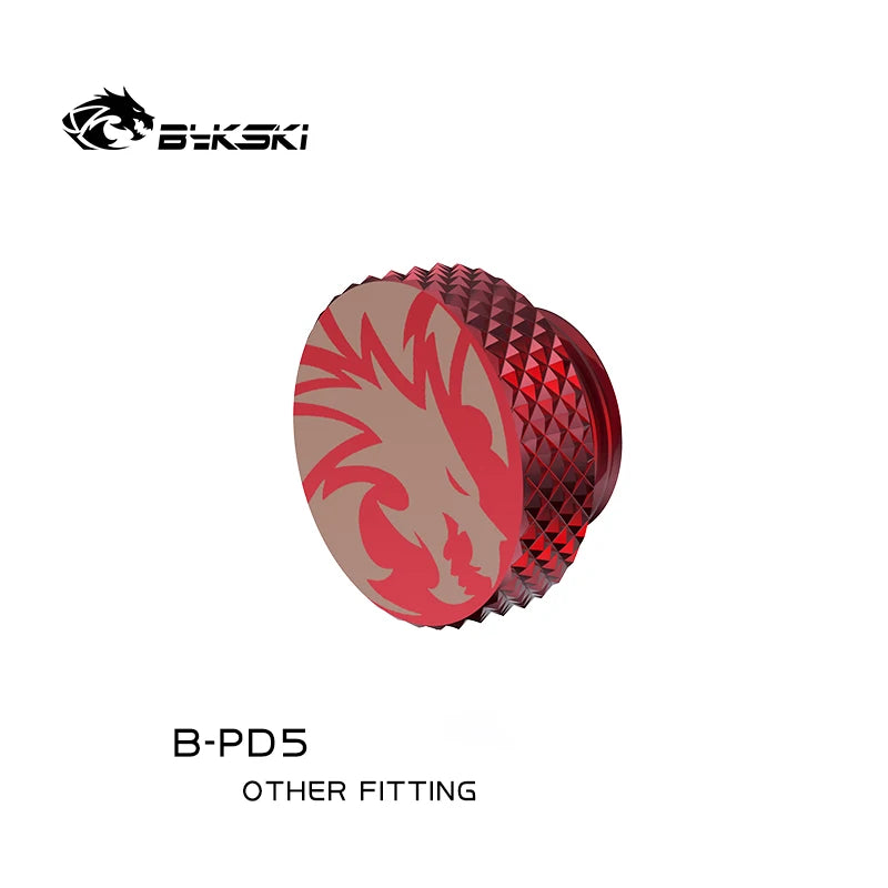 BYKSKI B-PD5 PC STOP STOP Plug G1/4 "Acessórios para resfriamento de água Mão de água Twist Water Refrigere o dissipador