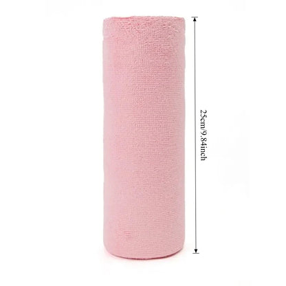 Reusable Cleaning Wipe Household Kitchen Cloth Microfiber Towel Rolls Dish Rags Wash Paper Towel Replacement 1 Roll of 20 Sheets