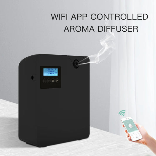 Aromin hajotin kodinhuollon raikastimien ruiskutus Aromaterapiahotellin tuoksulaite Smart Room Fragrance Machine App Control Control