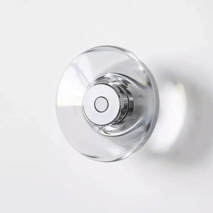 Modern Round Crystal Bedside Lamp Bedroom Living Room Italian LED Sconce Minimalist Art Circular Corridor Mirror Wall Lights