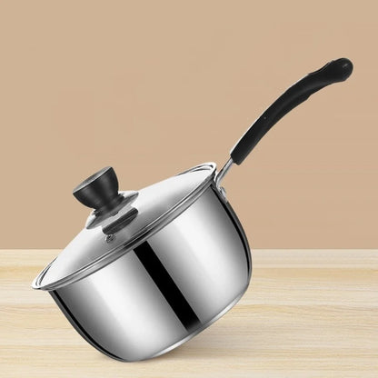 1Pcs 18/20CM Stainless Steel Soup Pot Cooking Pots For Kitchen Induction Cooking Pot Small Heat Resistant Cookware