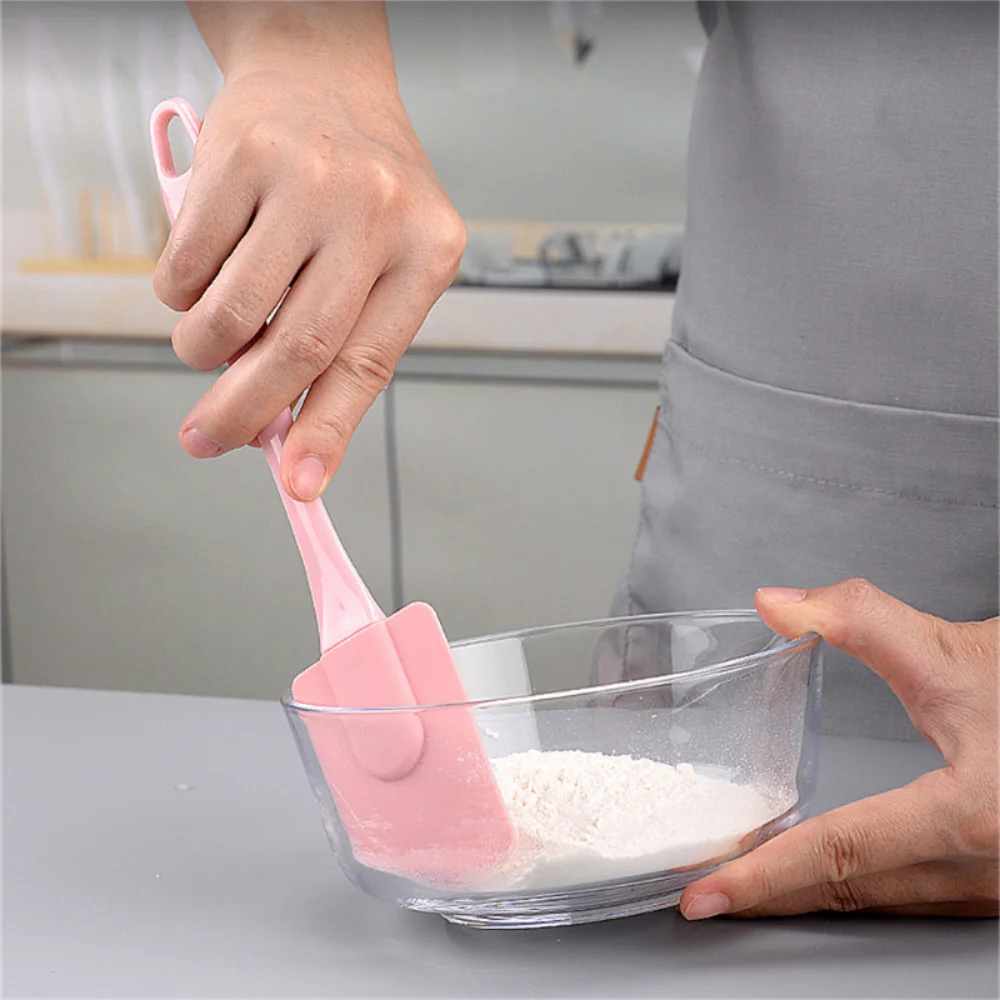 3pcs nontke silicone silicone cream scraper rake cake масло шпатель микшер масла масляная щетка с ручкой для пирога для выпечки кухонная выпечка кухня