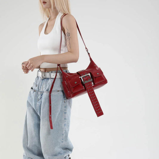Fashionable  and Versatile Casual Women's Solid Color PU Trendy Shoulder Bag Crossbody Bag Luxury Designer Bags  Bags for Woman