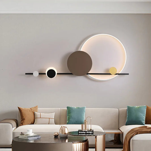 Arte em casa Deco Light Wall Lights 3000K Hotel Hall Sala de jantar Sala de arande