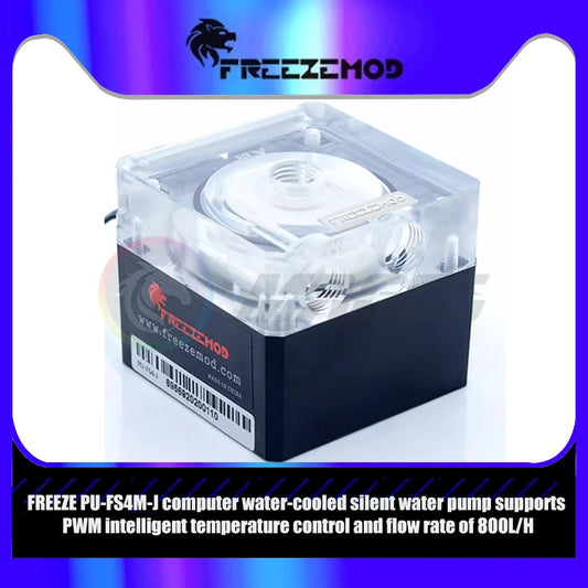 Freezemod PC água de resfriamento de água mudo bomba silenciosa pwm fluxo de regulação da temperatura inteligente 800l / h, pu-fs4m-j