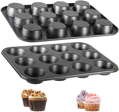 6/12 Cups Square Cupcake Pan Muffin Travakakkake Muffin Muffin Pan Kuelestoff State Bakbe Bakbeare 657