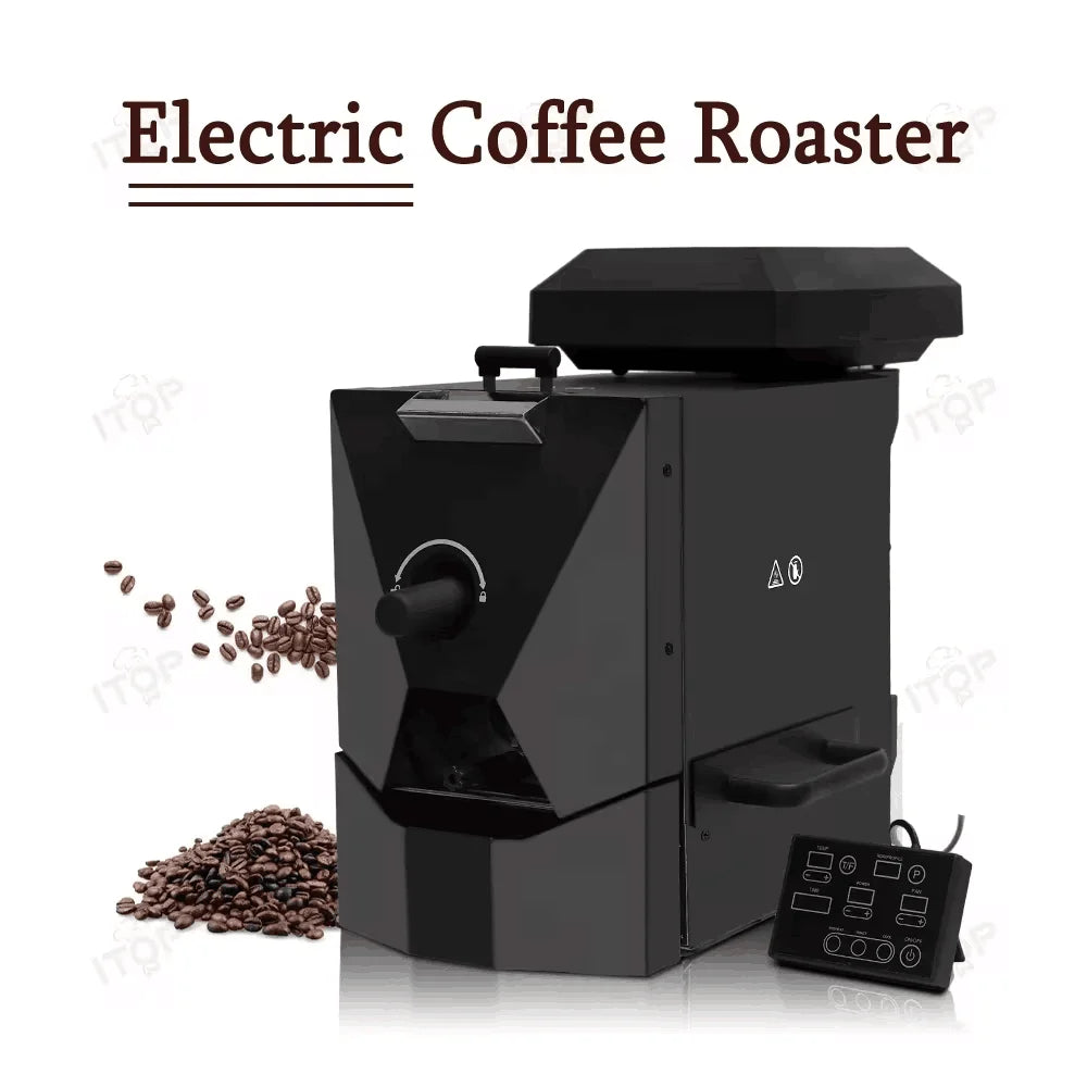 ITOP 500G Coffee Roaster 3 Προγράμματα ψησίματος Εύκολη και διασκέδαση Λειτουργία οικιακής μηχανής ψησίματος φασολιών με φίλτρο καπνού