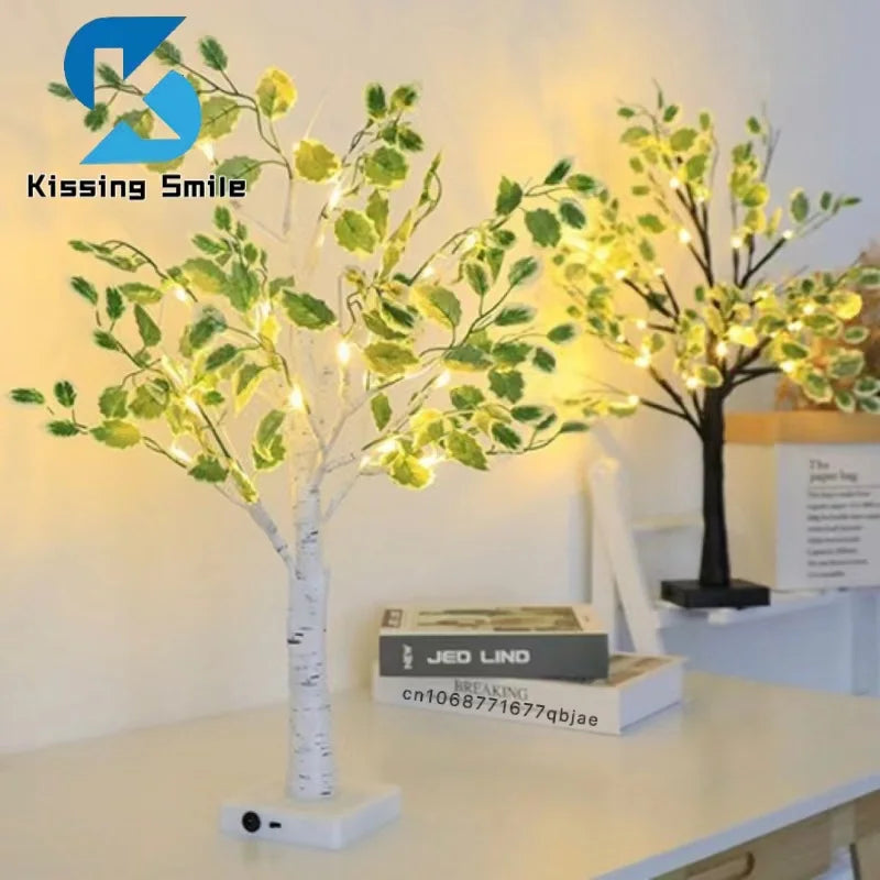 Led Lamp Tree Indoor Decoration Lighting Ambiance Lights for Layout Nordic Living Room Hotel Villa Art Decor Bedroom Luminous