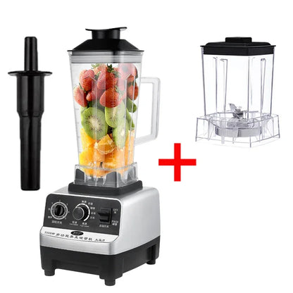 220V 2000W Heavy Duty Commercial Blender Juicer Fruit Fruit Mixer Επαγγελματικός Επεξεργαστής τροφίμων Υψηλής Ισχύος Ice Smoothies BPA Δωρεάν 2L Jar