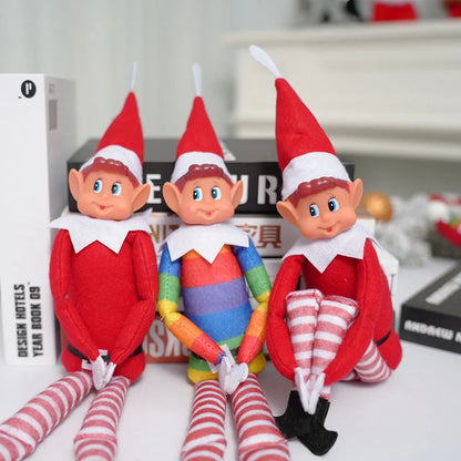 42 cm kerst elf Gedragsgedrag slecht pluche speelgoed nieuwheid Lang Bendy Naughty Boy Elf On the Shelf Christmas Elves Doll