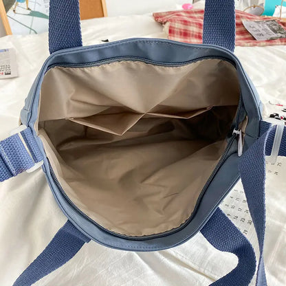 Vízálló vászon nők kézitáskák válltáska nylon női messenger táska Oxford Crossbody táskák Tote könyvtáskák lányok táskák