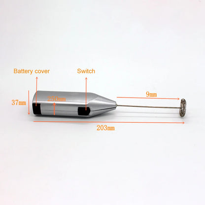 Battery Operated Mini Mixer Kitchen Cooking Tools Handheld Electric Beater Hand Blender Easy To Clean for Latte for Hot Drink