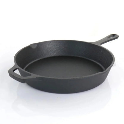 Pre-Seasoned 5-Piece Cast Iron Cookware Set, Non-Stick Pots & Pans for Oven, Stovetop & Grill, Even Heat Distribution