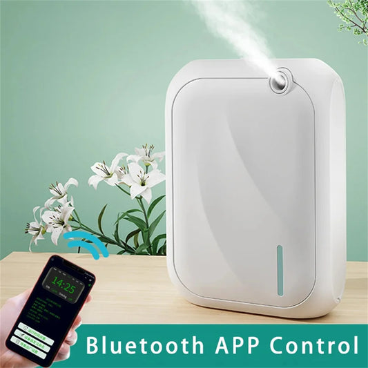 Kattavuus 200 m³ Scent Machine Hotel Aroma Diffuser -seinälle asennettu eteerinen öljyn hajotin koti tuoksulle Bluetooth -sovellusohjaus