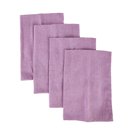 Set of 10 Pack Cocktail Napkins 40 X 40cm Cotton Blend Heavy Fabric Durable Linen Towel for Home Kitchen Wedding Decoration