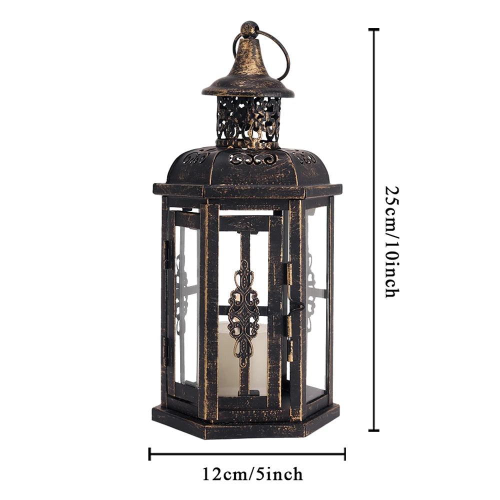 Vintage Nordic Candle Holder Lanterns κεριά αισθητική κρέμονται φανάρι σίδερο φανάρι μαύρο σπίτι διακόσμηση διακόσμηση γαμήλια αίθουσα