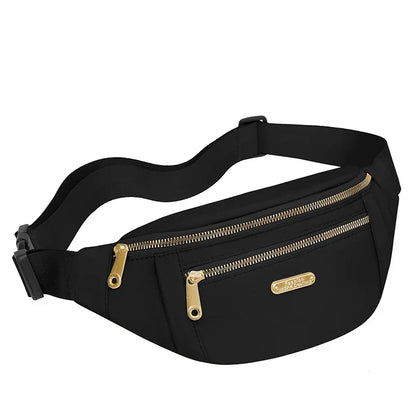 Waterproof Oxford Single Shoulder Crossbody Bag, Fanny Pack ,Bumbag Chest Bags for Women Daily Use Travel Outdoor Sports Running