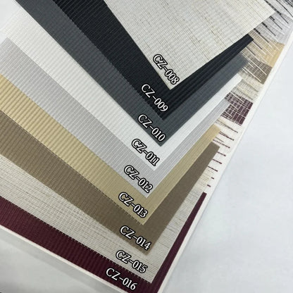 top selling professional customized dual layer waterproof 100% blackout fabric remote control automatic zebra blind for home