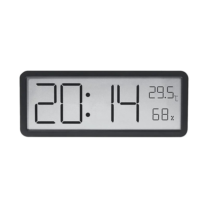 Screen Digital Wall Clock Time Temperature Humidity Display Electronic Clock Hanging Desktop Digital Home Decor Items Decoratio