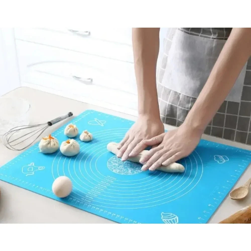 Silicone Baking Mat Pizza Dough Maker Pastry Kitchen Gadgets Cooking Tools Utensils Bakeware Kneading Accessories Lot /45*60cm