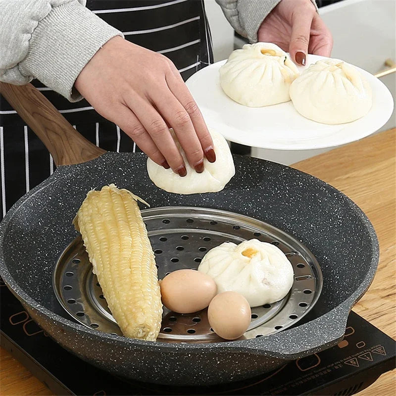 18-30CM Stainless Steel Steamer Rack Insert Stock Pot Steaming Tray Stand Cookware Tool bread Tray Kitchenware Cooking Tools