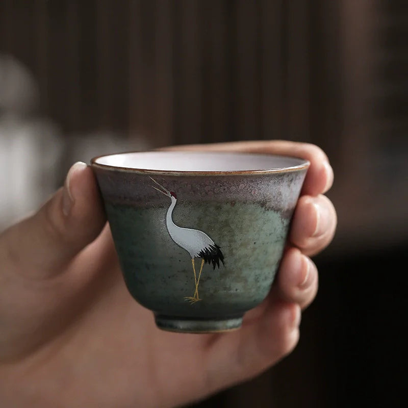 1pcs Japanese Style Ceramic Coffee Cup Porcelain Personal Single Pottery Tea Cups Drinkware Wine Mug Water Mugs