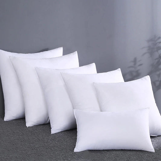 Bed Sleeping Pillow Cushion Inner Filling Insert White Decorative Body Back Pillow Core Interior Accessories for Sofa Car Office