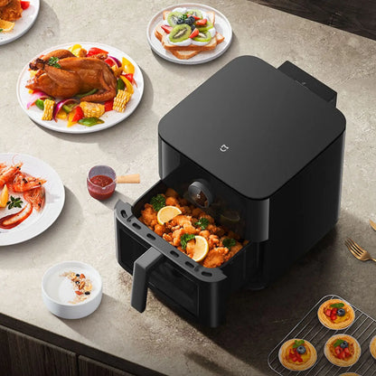 XIAOMI MIJIA Smart Air Fryer 6.5L Tender Roasted Version Low Oil Light Fat Fryer Multifunctional Household Large Capacity Ovens