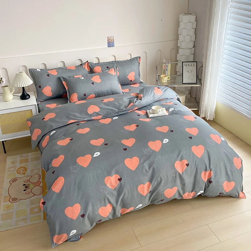 1pc Duvet cover Without Filler Aloe vera cotton synthetic fiber material,Soft Breathable And Comfortable Bedroom bedding