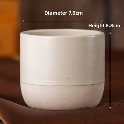 Vintage Coffee Mug 100ml 170ml 200ml ceramics Tea cup Japanese-style cafes Drinkware Stoneware Espresso for Restaurants Hotels
