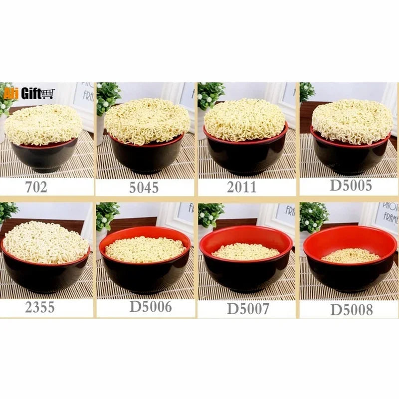 Anti Drop Instant Noodles/Steamed Rice Soup of Korean Style Melamine Tableware Noodles Bowl  Dinning Table Set