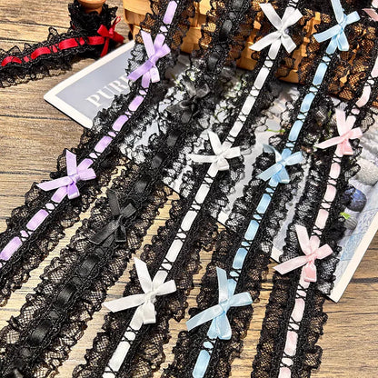 Bow Pleated Lace Handmade Diy Decoration Baby Clothes Skirt Hem Clothing Lace Accessories Curtains Home Decoration Accessories