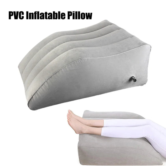 Inflatable Foot Pillow Elevation Leg Pillows For Travel Camping Sleeping Wedge Pillow Knee Cushion Portable Accessories PVC