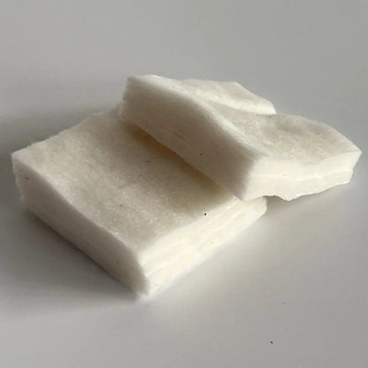 Japanese Organic 100% Cotton 180 sheets 50x60mm Unbleached Wool High In Fiber ECRU Soft Pad Prime Wick Household Cleaning Cotton