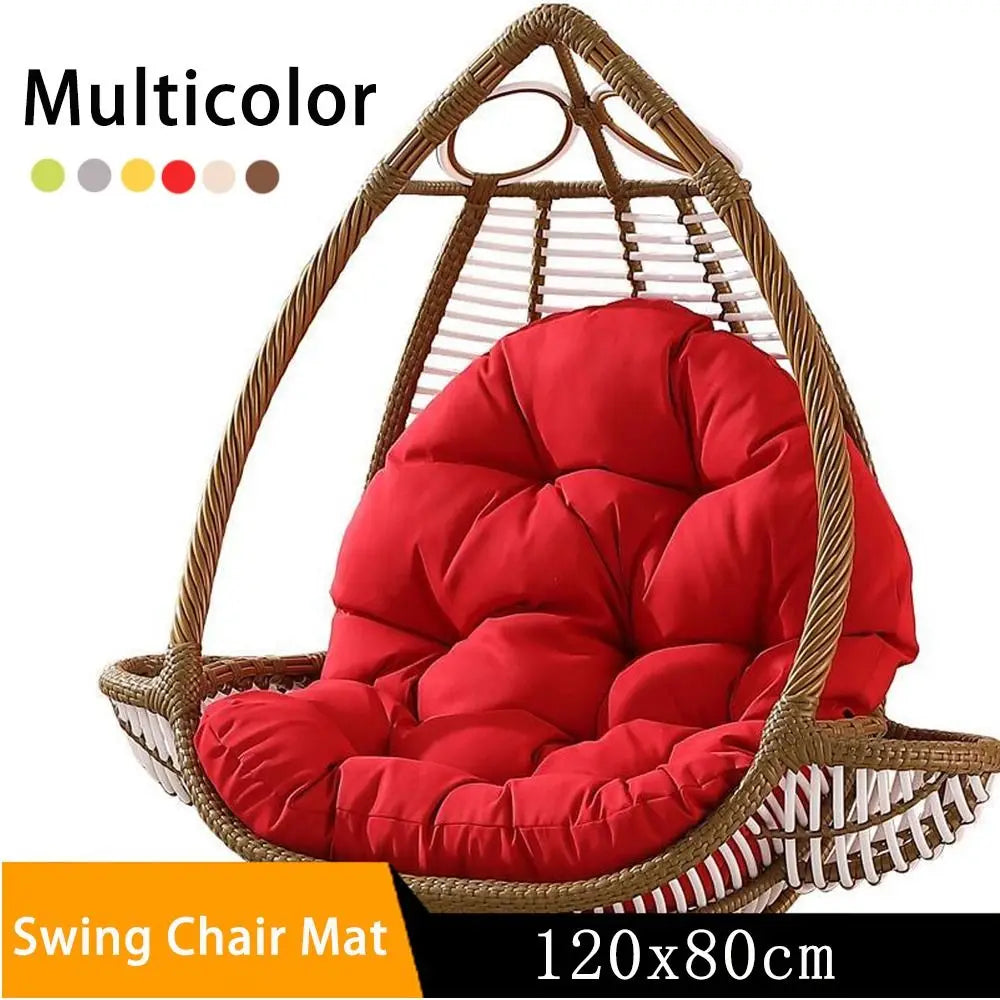 Balcony Egg Chair Cushion Seat Pad Swing Hanging Chair Mat Pillow Patio Garden Outdoor Thickened Hammock Rocking Chair for Home